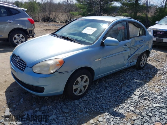 2007 Hyundai Accent GLS with VIN KMHCN46C57U159120, listed as a IAAI auction lot 42021811 with 114,564 mi miles. Bid and sale history available at carsss.com. Image 2.