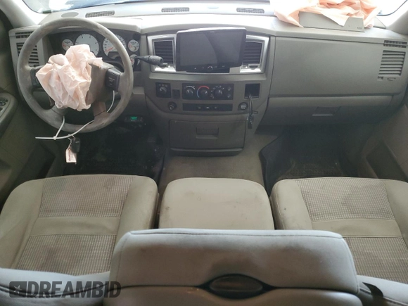 2008 Dodge 2500 SLT with VIN 3D7KS28A18G250839, listed as a Copart auction lot 46255255 with 107,405 mi miles and Salvage Title. Bid and sale history available at DreamBid. Image 8.