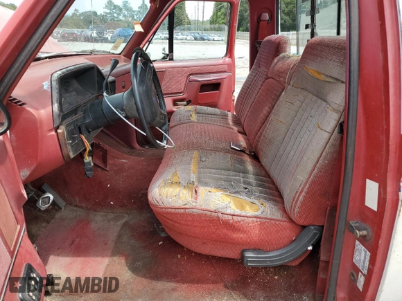 1990 Ford F-150 "S" with VIN 1FTDF15Y1LNA68934, listed as a Copart auction lot 68688834 with 64,274 mi miles and Salvage Title. Bid and sale history available at carsss.com. Image 7.