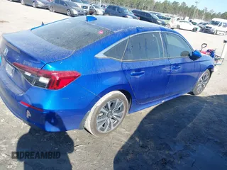 2023 Honda Civic Sedan EX with VIN 2HGFE1F72PH304220, listed as a IAAI auction lot 41800106 with 12,730 mi miles. Bid and sale history available at carsss.com. Image 4.