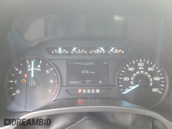 2019 Ford F-150 XL with VIN 1FTEW1CP3KKE38442, listed as a Copart auction lot 50434425 with 83,099 mi miles and Salvage title. Bid and sale history available at DreamBid. Image 9.