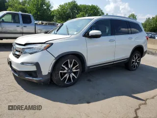 2019 Honda Pilot Elite with VIN 5FNYF6H0XKB010886, listed as a Copart auction lot 61911025 with Not provided miles and Salvage title. Bid and sale history available at DreamBid. Image 1.