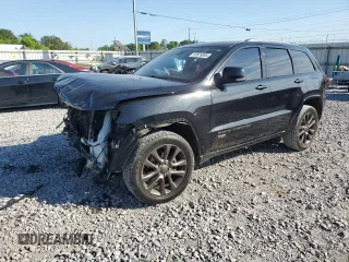 2016 Jeep Grand Cherokee Limited 75th Anniversary with VIN 1C4RJEBG7GC369622, listed as a Copart auction lot 53878995 with 98,787 mi miles and Salvage title. Bid and sale history available at DreamBid. Image 1.