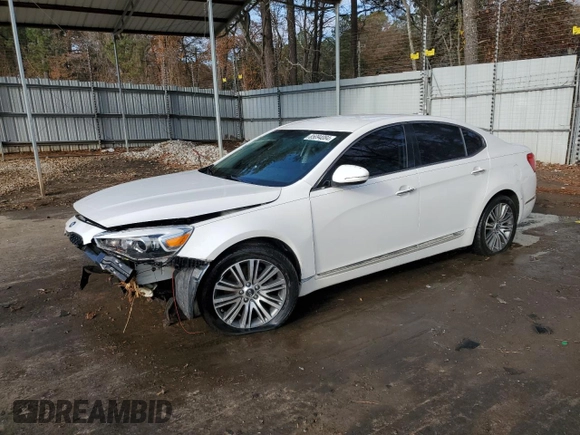 2015 Kia Cadenza Premium with VIN KNALN4D77F5190448, listed as a Copart auction lot 85094084 with 94,277 mi miles and Salvage Title. Bid and sale history available at carsss.com. Image 1.