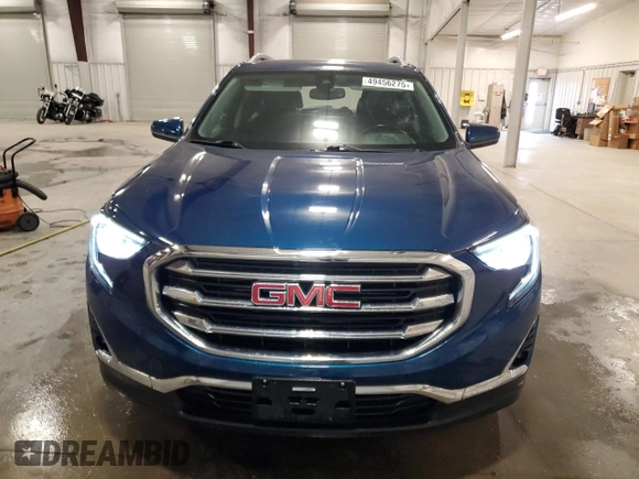 2021 GMC Terrain SLT with VIN 3GKALVEV6ML315797, listed as a Copart auction lot 49456275 with 74,142 mi miles and Salvage Title. Bid and sale history available at DreamBid. Image 5.