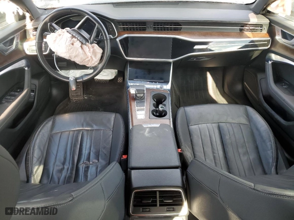 2019 Audi A6 Premium Plus with VIN WAUL2AF29KN061582, listed as a Copart auction lot 88880365 with 0 mi miles and Salvage Title. Bid and sale history available at carsss.com. Image 8.