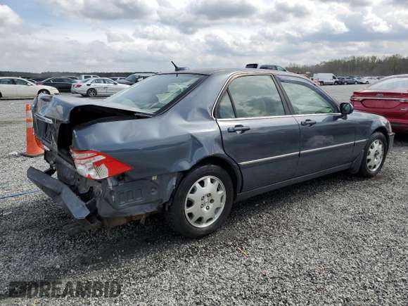 2004 Acura RL w/Navigation System with VIN JH4KA96604C007250, listed as a Copart auction lot 49997655 with 236,342 mi miles and Salvage Title. Bid and sale history available at DreamBid. Image 3.