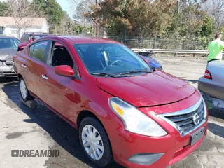 2016 Nissan Versa S Plus with VIN 3N1CN7AP7GL865048, listed as a IAAI auction lot 41832779 with 137,886 mi miles. Bid and sale history available at carsss.com. Image 1.