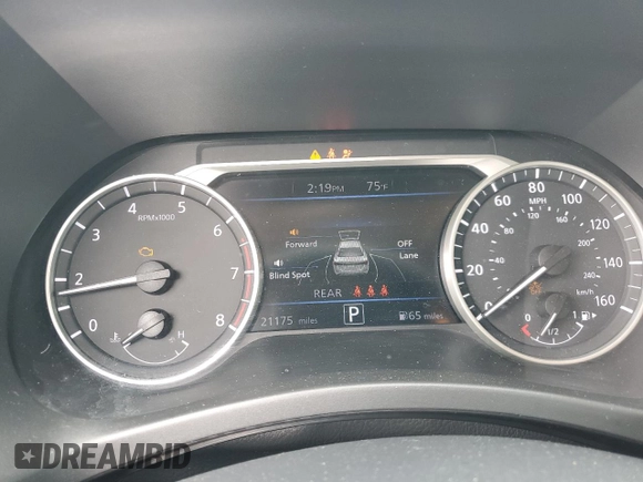 2024 Nissan Sentra SV with VIN 3N1AB8CV7RY354799, listed as a Copart auction lot 55519525 with 21,175 mi miles and Clean Title. Bid and sale history available at DreamBid. Image 9.