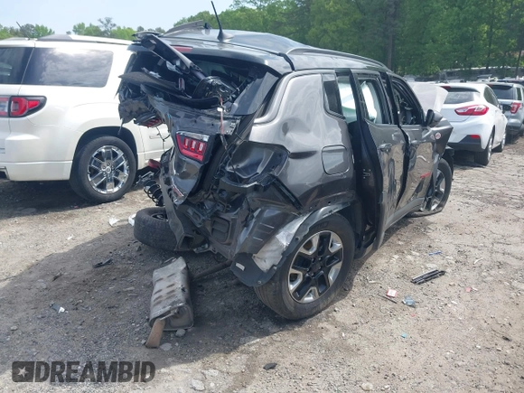 2018 Jeep Compass Trailhawk with VIN 3C4NJDDB9JT441930, listed as a IAAI auction lot 42095948 with Not provided miles and . Bid and sale history available at DreamBid. Image 4.