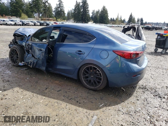 2017 Mazda 3 Sport with VIN JM1BN1U78H1127253, listed as a Copart auction lot 52208175 with 85,966 mi miles and Salvage Title. Bid and sale history available at DreamBid. Image 2.