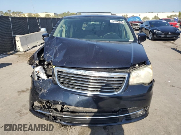 2011 Chrysler Town & Country Touring with VIN 2A4RR5DG1BR676736, listed as a Copart auction lot 54570395 with 177,722 mi miles and Salvage Title. Bid and sale history available at DreamBid. Image 5.