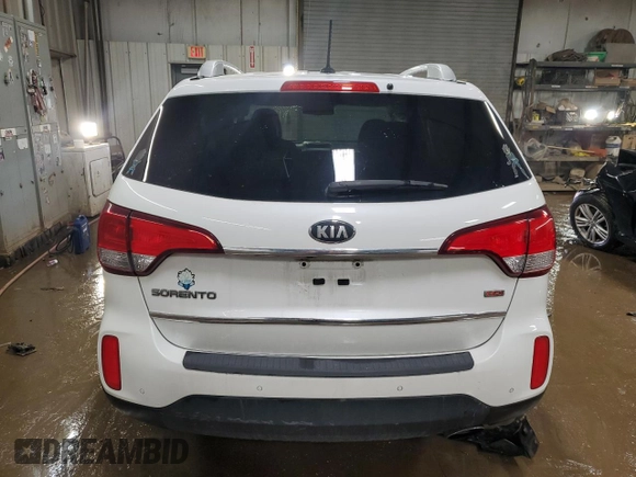 2014 Kia Sorento LX with VIN 5XYKT4A66EG440414, listed as a Copart auction lot 50092125 with 86,558 mi miles and Salvage Title. Bid and sale history available at carsss.com. Image 6.