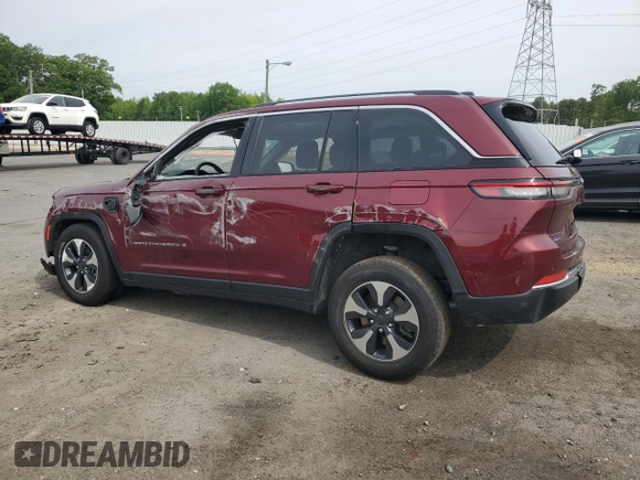 2023 Jeep Grand Cherokee with VIN 1C4RJYB69PC624487, listed as a Copart auction lot 58548725 with Not provided miles and Non repairable. Bid and sale history available at DreamBid. Image 2.
