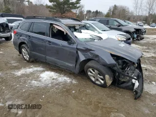 2013 Subaru Outback Limited with VIN 4S4BRBKC1D3319408, listed as a Copart auction lot 45486565 with Not provided miles and Non repairable. Bid and sale history available at DreamBid. Image 4.