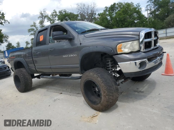 2004 Dodge 2500 SLT z VIN 3D7KU28D44G173723, wystawiony jako Copart lot #52276105 z przebiegiem 130 097 mil mil oraz Czysty tytuł • Clean title. Historia ofert i sprzedaży dostępna na DreamBid. Obrazek 4.