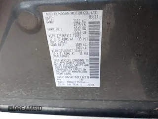 2014 Nissan Rogue SV with VIN 5N1AT2MV5EC807628, listed as a IAAI auction lot 41442792 with 52,964 mi miles. Bid and sale history available at carsss.com. Image 9.