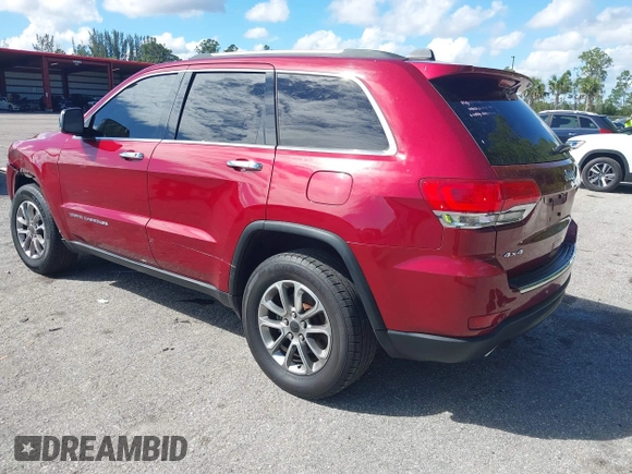 2014 Jeep Grand Cherokee Limited z VIN 1C4RJFBG4EC447633, wystawiony jako IAAI lot #41688829 z przebiegiem 109 472 mil mil oraz . Historia ofert i sprzedaży dostępna na DreamBid. Obrazek 3.
