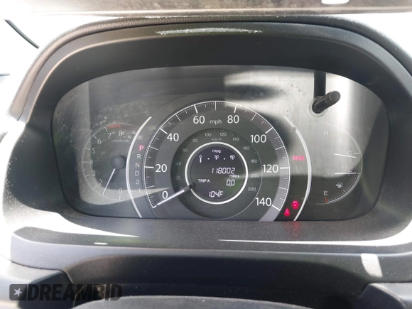 2013 Honda CR-V LX with VIN 3CZRM3H37DG708916, listed as a IAAI auction lot 42450090 with 118,002 mi miles and . Bid and sale history available at DreamBid. Image 7.