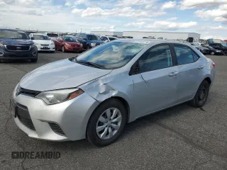 2016 Toyota Corolla L with VIN 2T1BURHE9GC546636, listed as a Copart auction lot 57249775 with 109,318 mi miles and Salvage title. Bid and sale history available at DreamBid. Image 1.