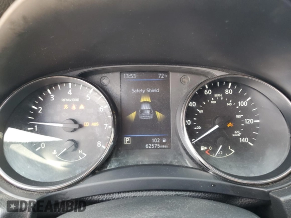 2018 Nissan Rogue SV with VIN KNMAT2MT2JP561367, listed as a Copart auction lot 52887665 with 62,575 mi miles and Salvage Title. Bid and sale history available at carsss.com. Image 9.