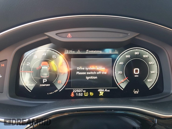 2023 Audi Q8 Premium with VIN WA1AVBF11PD024709, listed as a Copart auction lot 86481534 with 22,507 mi miles and Salvage title. Bid and sale history available at DreamBid. Image 9.
