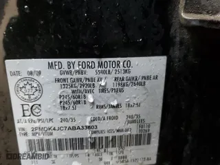 2010 Ford Edge SEL with VIN 2FMDK4JC7ABA33603, listed as a Copart auction lot 49259455 with 353,199 mi miles and Clean Title. Bid and sale history available at carsss.com. Image 13.