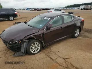 2011 Kia Optima LX z VIN KNAGM4A71B5056974, wystawiony jako Copart lot #54190885 z przebiegiem 53 768 mil mil oraz Szkoda całkowita • Salvage title. Historia ofert i sprzedaży dostępna na DreamBid. Obrazek 1.