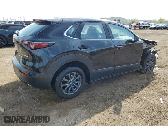 2024 Mazda CX-30 S with VIN 3MVDMBAM7RM673718, listed as a Copart auction lot 55478305 with 16,745 mi miles and Salvage title. Bid and sale history available at DreamBid. Image 3.