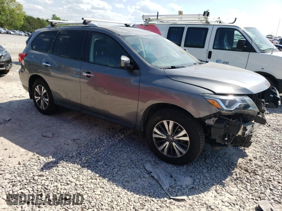 2018 Nissan Pathfinder S with VIN 5N1DR2MM9JC625671, listed as a Copart auction lot 54814865 with 168,899 mi miles and Salvage Title. Bid and sale history available at DreamBid. Image 4.