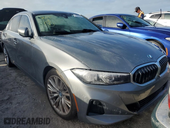 2024 BMW 3 Series 330e with VIN 3MW39FF07R8E10100, listed as a Copart auction lot 74525254 with 0 mi miles and Non Repairable. Bid and sale history available at carsss.com. Image 5.