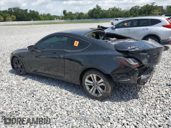 2010 Hyundai Genesis Coupe with VIN KMHHU6KH1AU025007, listed as a Copart auction lot 59543995 with 163,684 mi miles and Salvage title. Bid and sale history available at DreamBid. Image 2.