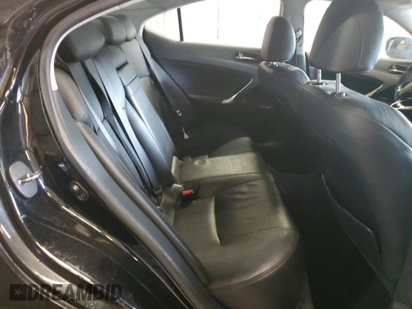 2007 Lexus IS 250 with VIN JTHCK262472009244, listed as a Copart auction lot 58128925 with 182,661 mi miles and Salvage title. Bid and sale history available at DreamBid. Image 10.