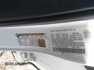 2020 Acura RDX Technology with VIN 5J8TC2H52LL033263, listed as a IAAI auction lot 41293471 with 62,393 mi miles and . Bid and sale history available at DreamBid. Image 9.