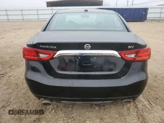2017 Nissan Maxima SV with VIN 1N4AA6AP6HC445214, listed as a Copart auction lot 48558795 with 89,885 mi miles and Salvage Title. Bid and sale history available at carsss.com. Image 6.