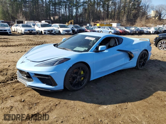 2020 Chevrolet Corvette 3LT z VIN 1G1Y82D44L5114376, wystawiony jako Copart lot #48667345 z przebiegiem 21 450 mil mil oraz Czysty tytuł • Clean title. Historia ofert i sprzedaży dostępna na DreamBid. Obrazek 1.