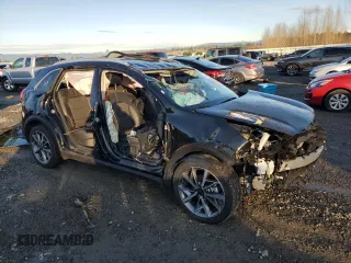 2021 Kia Niro Touring with VIN KNDCC3LCXM5475305, listed as a Copart auction lot 84532634 with 0 mi miles and Salvage Title. Bid and sale history available at carsss.com. Image 4.