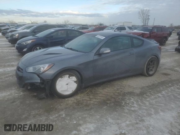 2016 Hyundai Genesis Coupe 3.8L Base with VIN KMHHT6KJ3GU134244, listed as a Copart auction lot 88579165 with 89,056 mi miles and Salvage title. Bid and sale history available at DreamBid. Image 1.