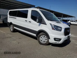 2023 Ford Transit Passenger XL with VIN 1FBAX2YG3PKB27289, listed as a Copart auction lot 55543144 with 8,630 mi miles and Salvage Title. Bid and sale history available at DreamBid. Image 4.