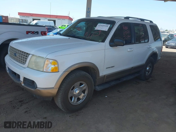 2002 Ford Explorer Eddie Bauer с VIN 1FMZU64W12ZA40059, выставлен на аукционе IAAI как лот 42449518 с пробегом Не указан миль и . История ставок и продаж доступна на DreamBid. Изображение 2.