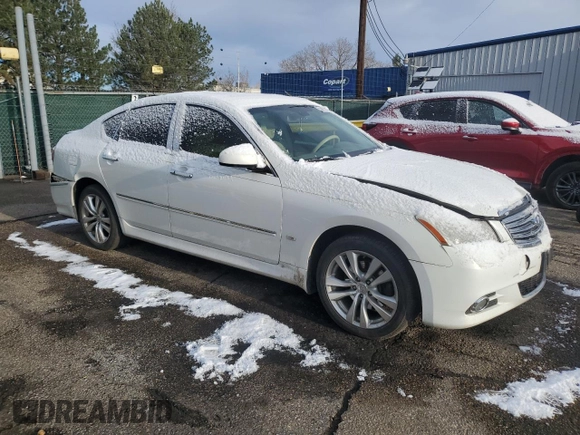 2009 Infiniti M with VIN JNKCY01F59M850803, listed as a Copart auction lot 51481445 with 171,188 mi miles and Salvage Title. Bid and sale history available at carsss.com. Image 4.