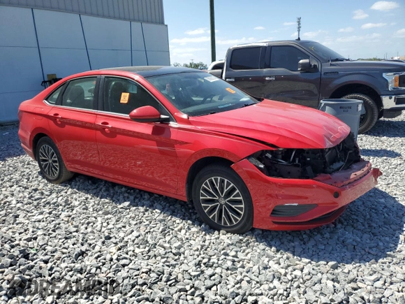 2020 Volkswagen Jetta S with VIN 3VWCB7BU2LM051398, listed as a Copart auction lot 55056055 with 81,539 mi miles and Non repairable. Bid and sale history available at DreamBid. Image 4.