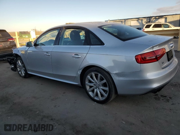 2014 Audi A4 Premium with VIN WAUAFAFL4EN030507, listed as a Copart auction lot 83457514 with 0 mi miles and Salvage Title. Bid and sale history available at carsss.com. Image 2.