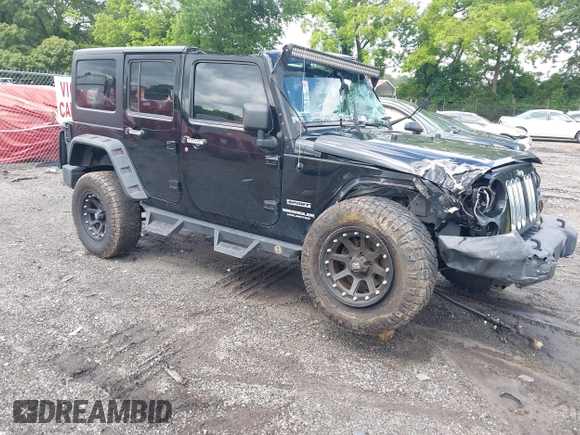 2012 Jeep Wrangler Unlimited Sport with VIN 1C4BJWDG8CL120308, listed as a IAAI auction lot 42365817 with 190,619 mi miles and . Bid and sale history available at DreamBid. Image 1.