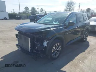 2022 Nissan Rogue SV with VIN 5N1BT3BBXNC692754, listed as a IAAI auction lot 41617335 with 50,740 mi miles. Bid and sale history available at carsss.com. Image 2.