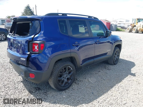 2017 Jeep Renegade Latitude with VIN ZACCJBBBXHPF90329, listed as a IAAI auction lot 42174291 with 72,295 mi miles and . Bid and sale history available at DreamBid. Image 4.