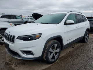 2019 Jeep Cherokee Limited with VIN 1C4PJLDB2KD434070, listed as a Copart auction lot 44079575 with 68,041 mi miles and Salvage Title. Bid and sale history available at DreamBid. Image 1.