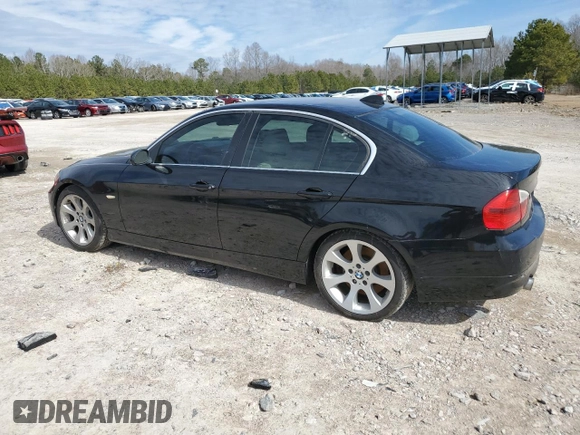 2007 BMW 3 Series 335i with VIN WBAVB735X7FV75212, listed as a Copart auction lot 46341525 with 238,383 mi miles and Salvage Title. Bid and sale history available at carsss.com. Image 2.