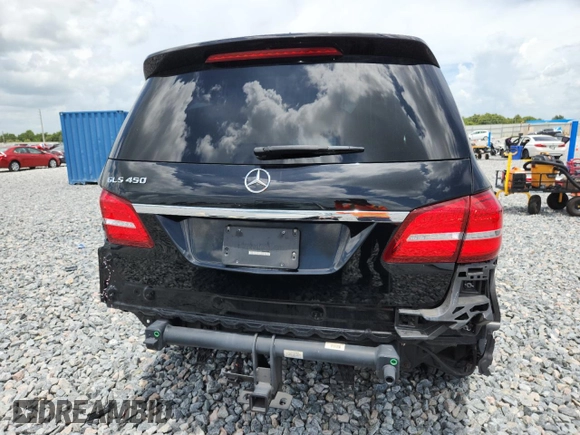 2018 Mercedes-Benz GLS 450 with VIN 4JGDF6EE8JB137292, listed as a Copart auction lot 63616905 with 110,496 mi miles and Salvage title. Bid and sale history available at DreamBid. Image 6.