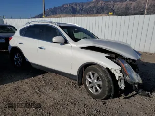 2008 Infiniti EX Journey with VIN JNKAJ09F28M360060, listed as a Copart auction lot 70466094 with 133,089 mi miles and Salvage Title. Bid and sale history available at carsss.com. Image 4.
